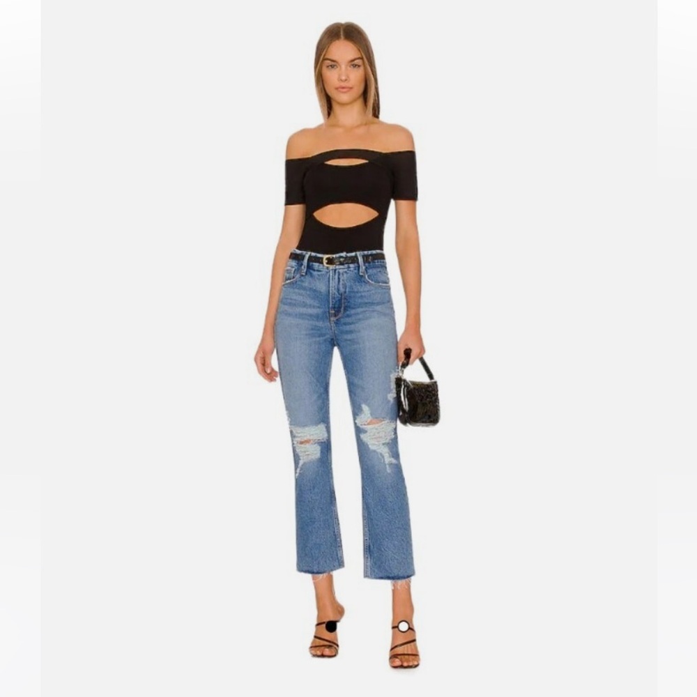 Good American Good Icon Crop Jeans - Picture 2 of 11